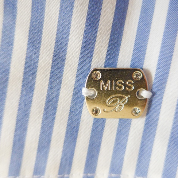 NWT Miss Bluemarine Girls 12 Shell with Yellow Rose Embroidery - Picture 12 of 16